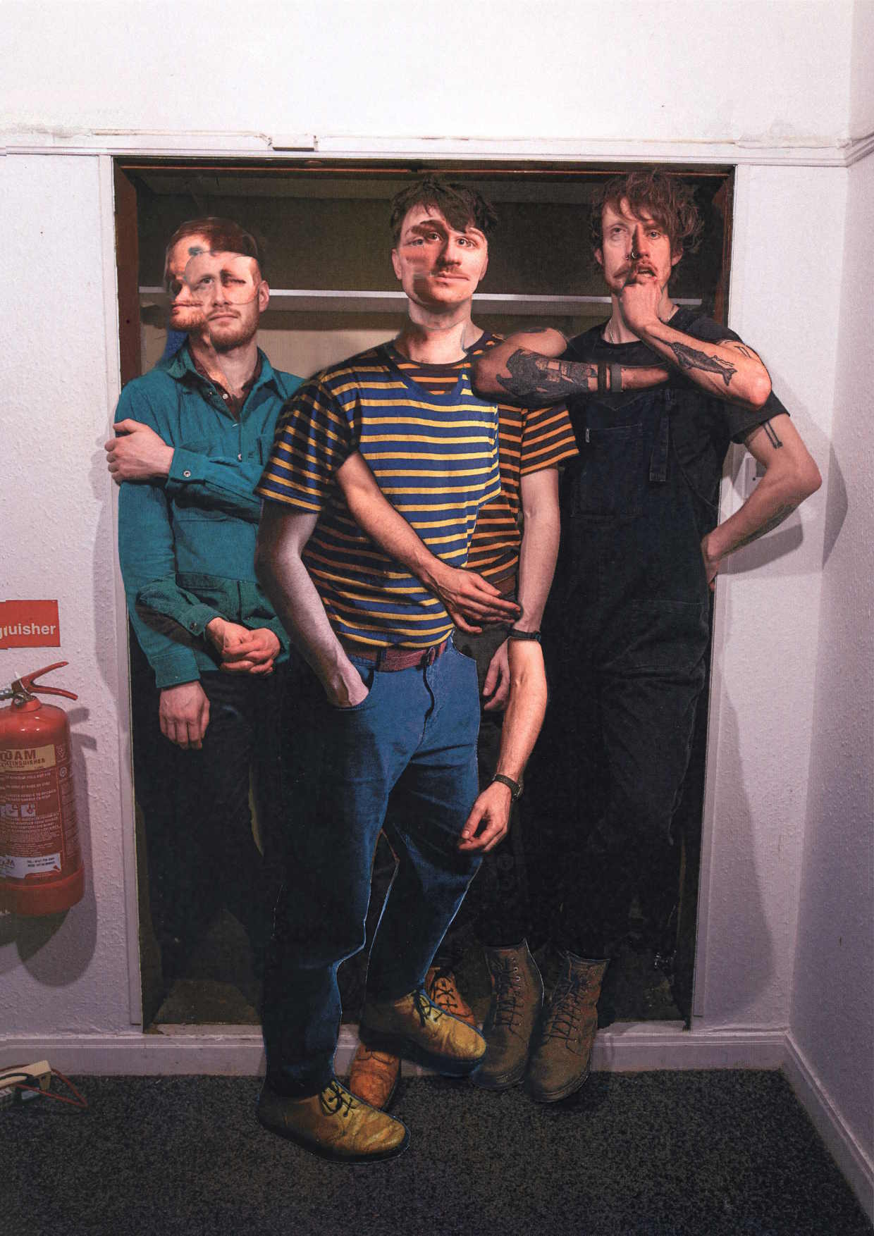 A taupe press shot